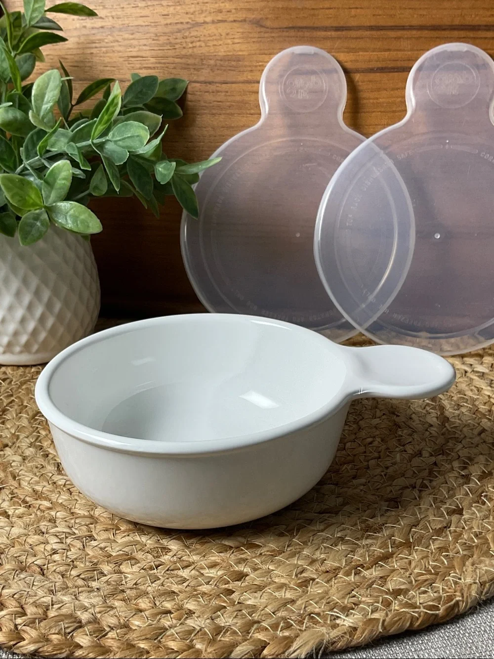 Vintage CorningWare Grab-it Bowls P-150-B 550mL Set of 2 with Lids